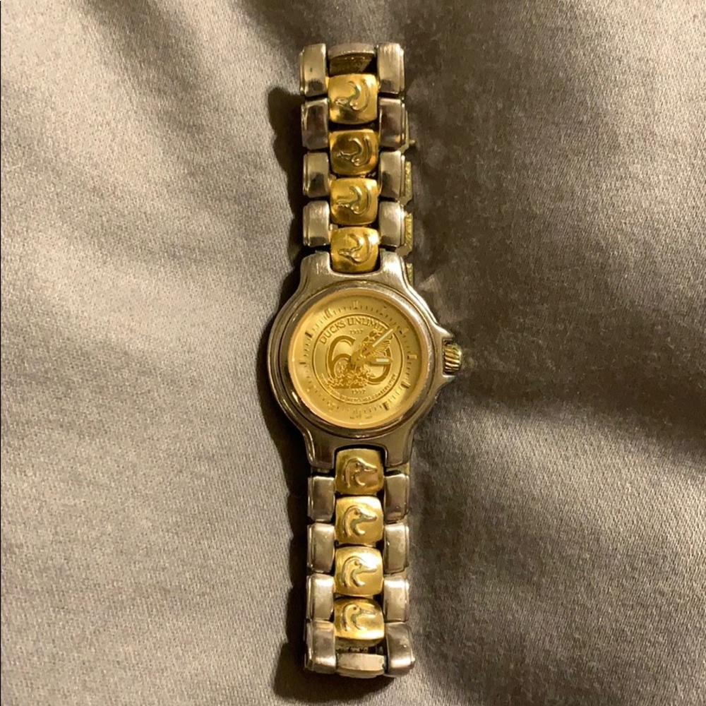 Rare Ducks Unlimited 60th Anniversary Gold Watch